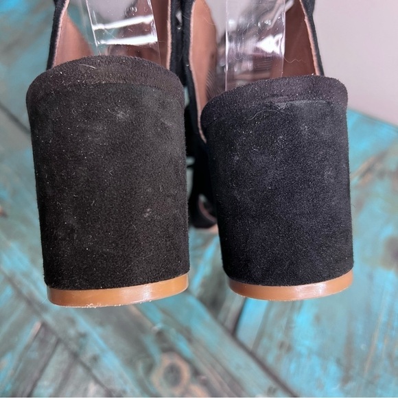 Emilie Karston Faux Suede Lace Up Heels Size 36 - Picture 6 of 10